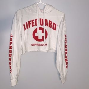 Cropped Lifeguard Hoodie